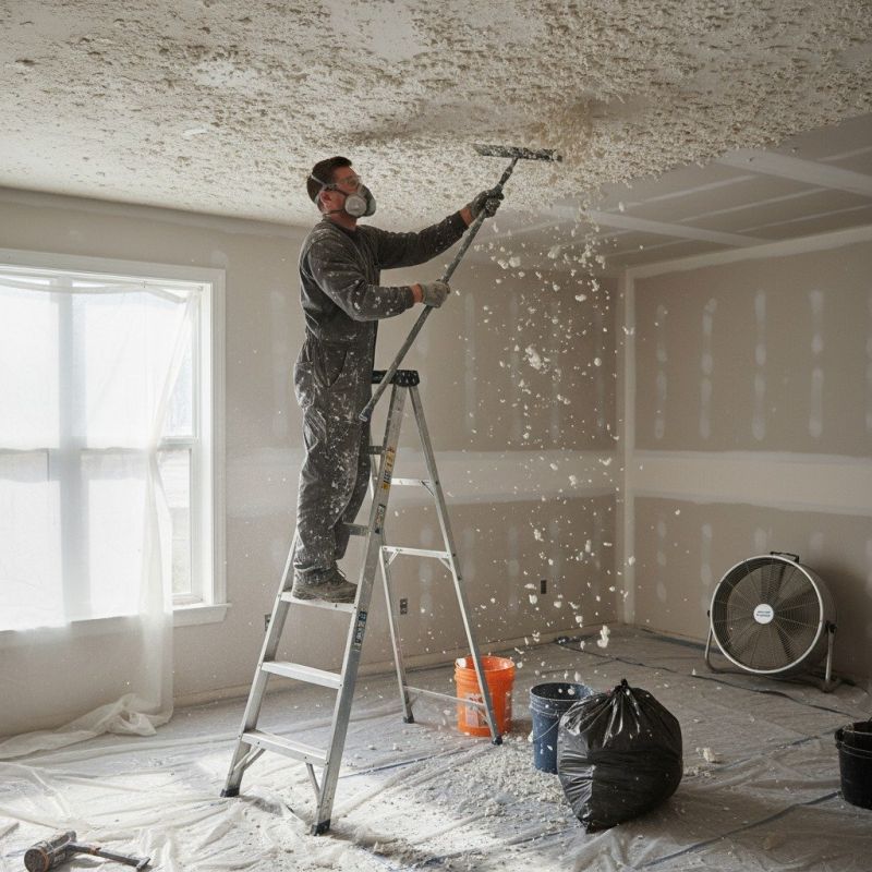 Knockdown Ceiling Removal in Denver, CO