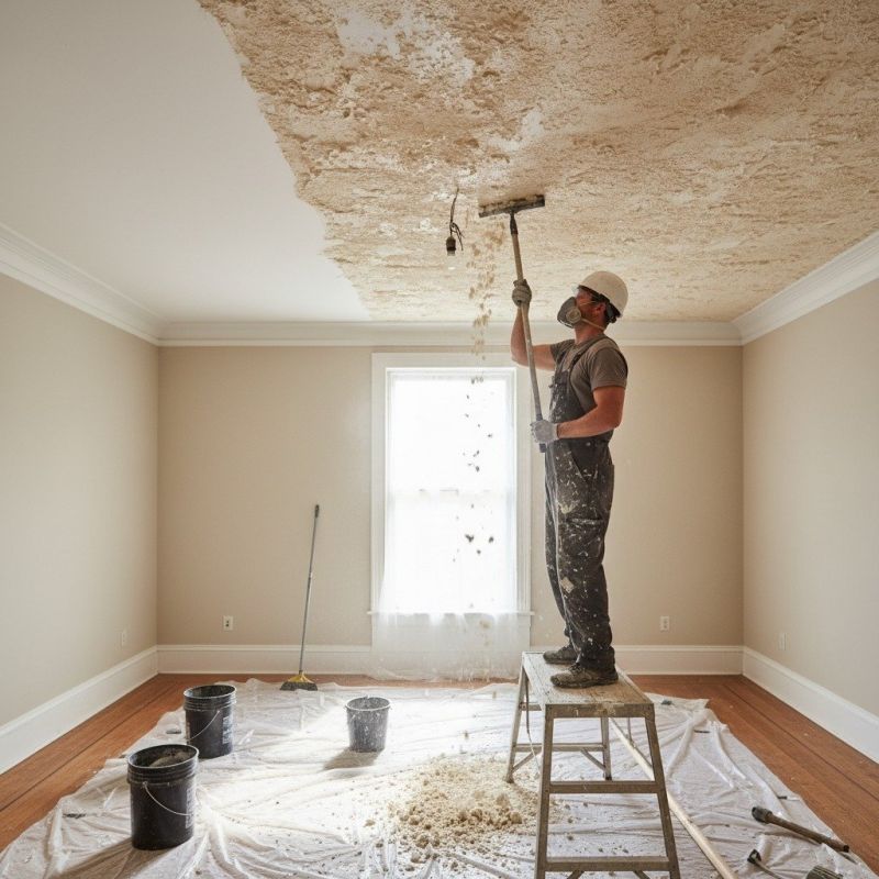 Ceiling Scraping in Georgetown, TX